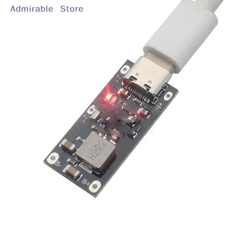 wType-C USB 5V 3A 3.7V 18650 Lithium Li-ion Battery Charging Board Charger Module