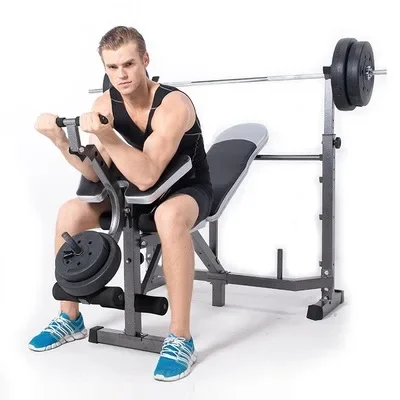 

Multifunctional dumbbell bench weight bench sale combination with lat pull down machine