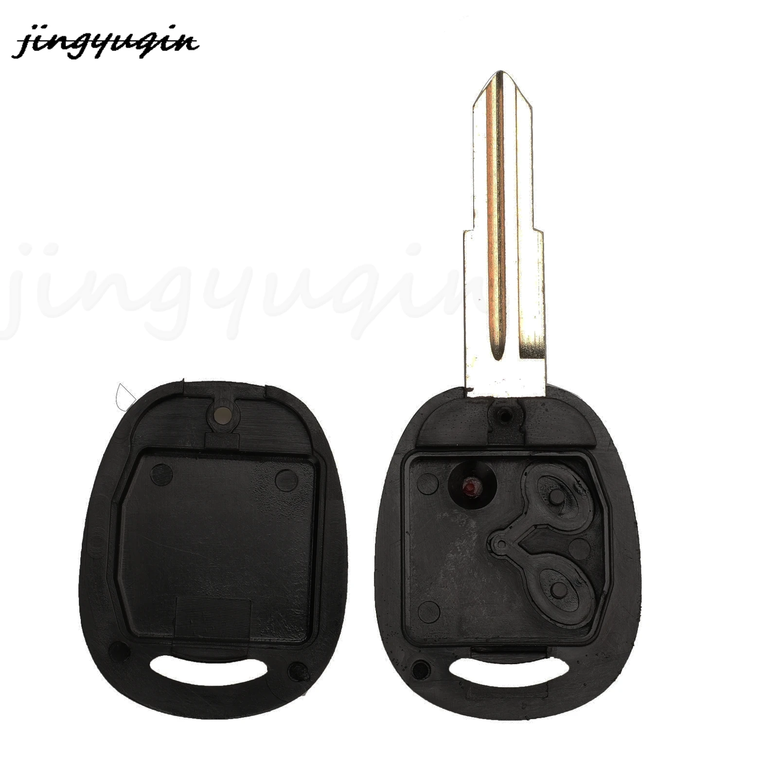 jingyuqin 2 Buttons Replacement Remote Car Key Shell Case Fob For Chevrolet Lechi Spark Epica Lova Sail