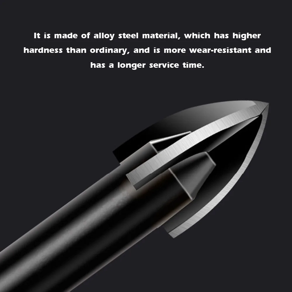 Set Mata Bor Universal 6 Buah Mata Bor Karbida Set Mata Bor Multifungsi