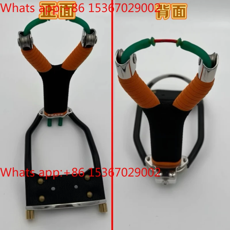 Stainless steel pulley slingshot fishing high-end precision fishing shooting rapid-fire fish dart special slingshots