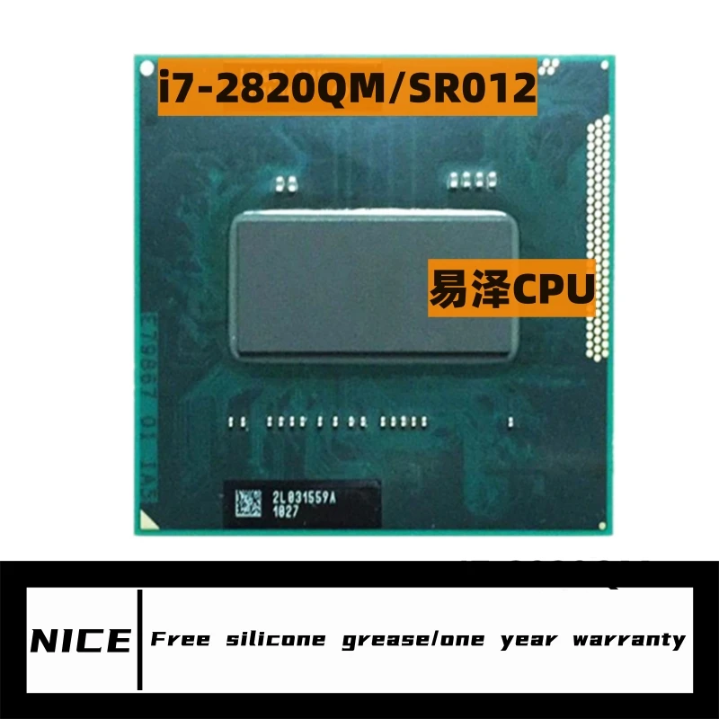 

Core i7 2820QM SR012 2.3GHz Quad-Core Eight-Thread Laptop notebook CPU Processor Socket G2 / rPGA988B