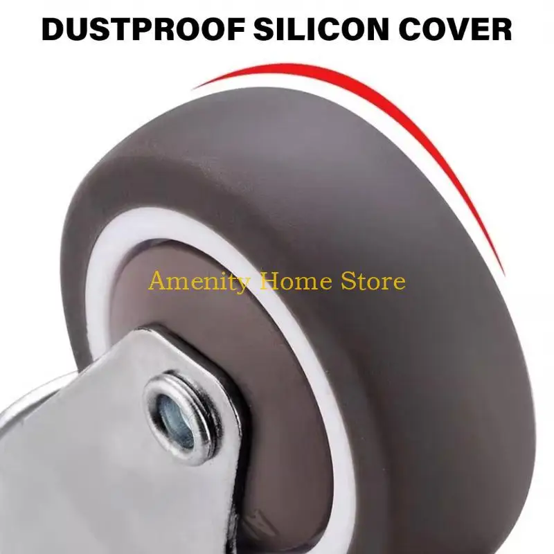 F26C 4pcs 1.5 polegadas mobília pesada roda roda para móveis, bancadas trabalho