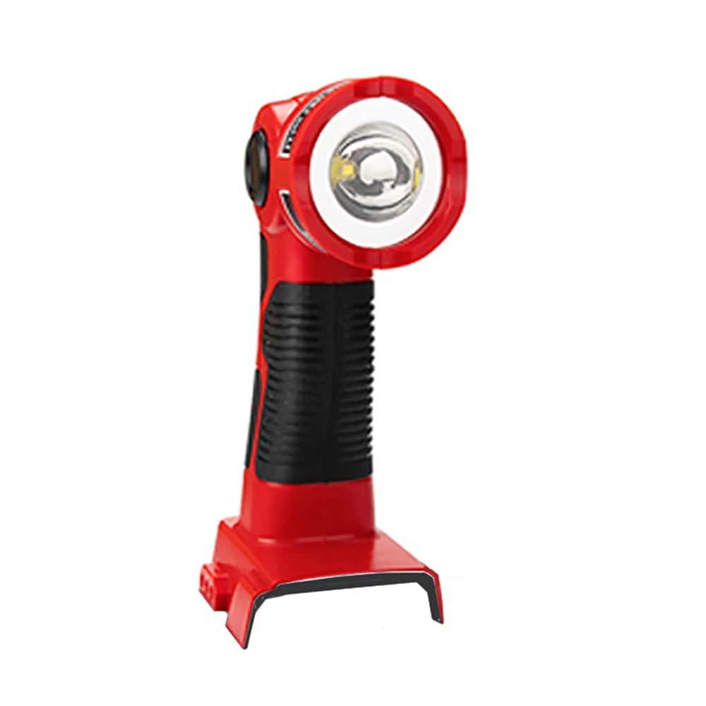 Portable Spotlight LED Warning Light Work Lamp Flashlight Torch Hand Lantern USB Charger for Milwaukee 18V Li-ion Battery