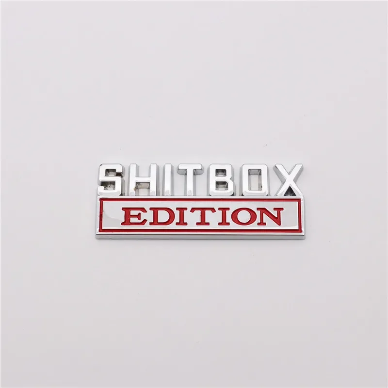High-quality Modification Metal 3D Stereoscopic Car Stickers Letters Series Body DIY Fender Tail Box Decoration Scratch Coverage