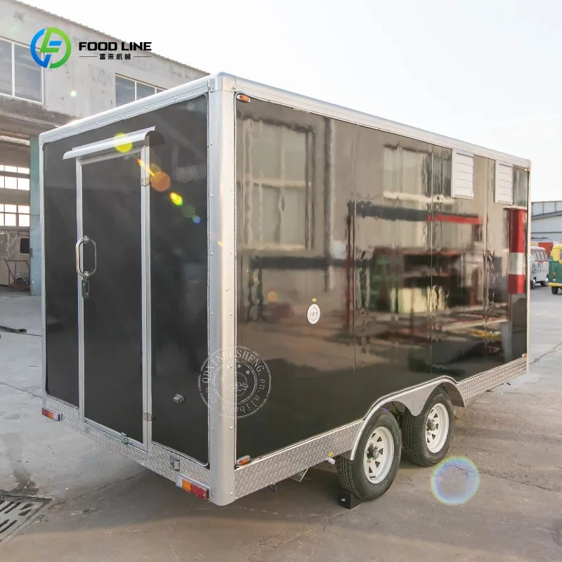 الأكثر شعبية مقطورة امتياز هوت دوج عربة الغذاء شاحنة طعام للبيع الولايات المتحدة الأمريكية