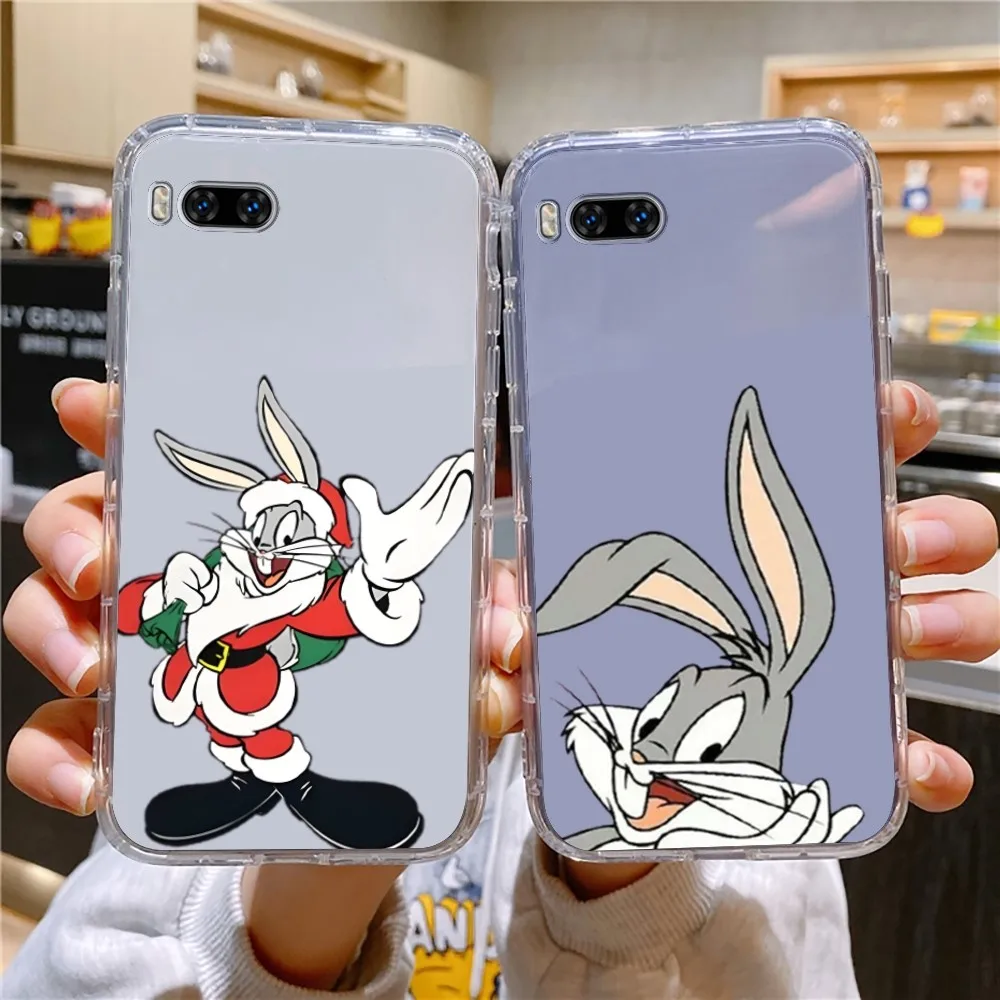 B-bugs B-bunny Cartoon Phone Case For Huawei Mate P10 P20 P30 P40 P50 Smart Z Honor 50 60 70 Pro Lite Transparent Case