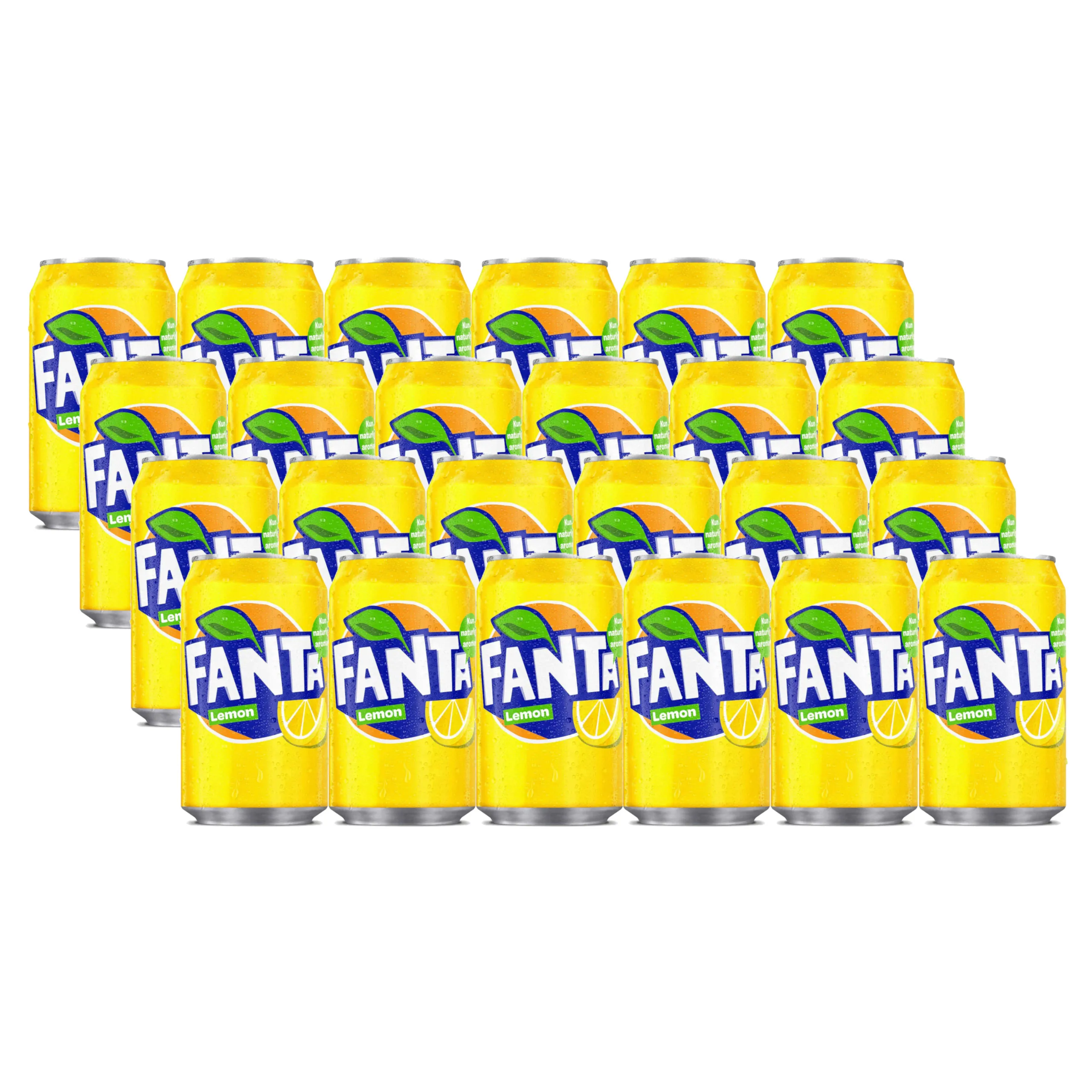 24x FANTA Lemon carbonated drink 330ml