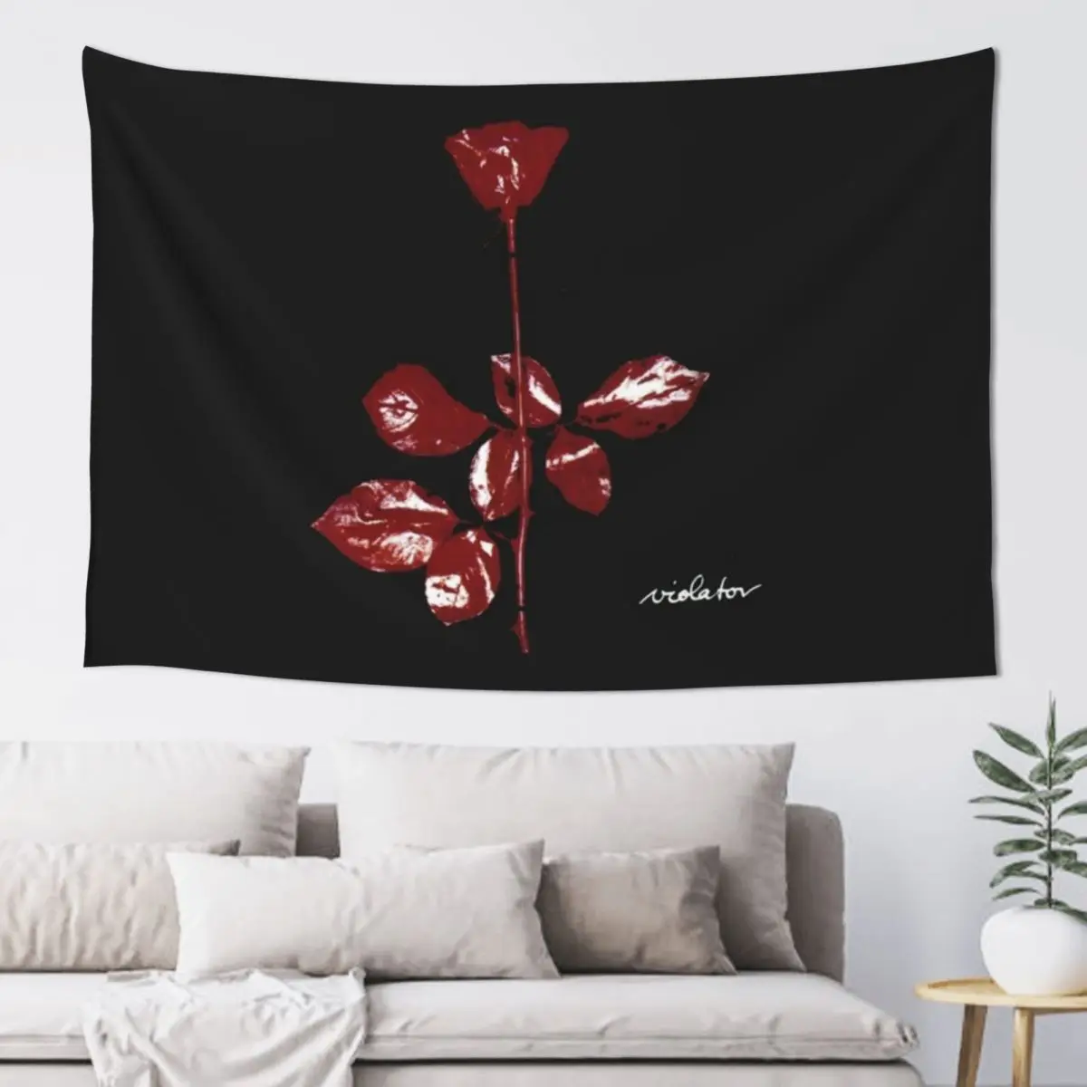 

violator Tapestry Decorative Paintings Room Decor Cute Room Decor Aesthetic Room Aesthetic Tapestry