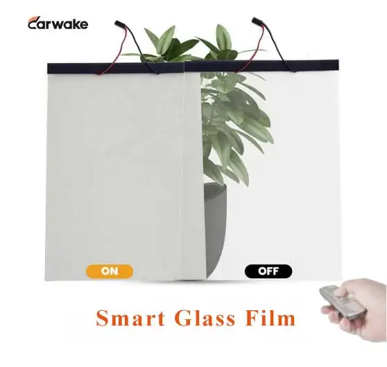 

Carwake Manufacturer High Quality 1.52*30M Switchable Safety PDLC Privacy Protection Building Window Film Smart Film Glass
