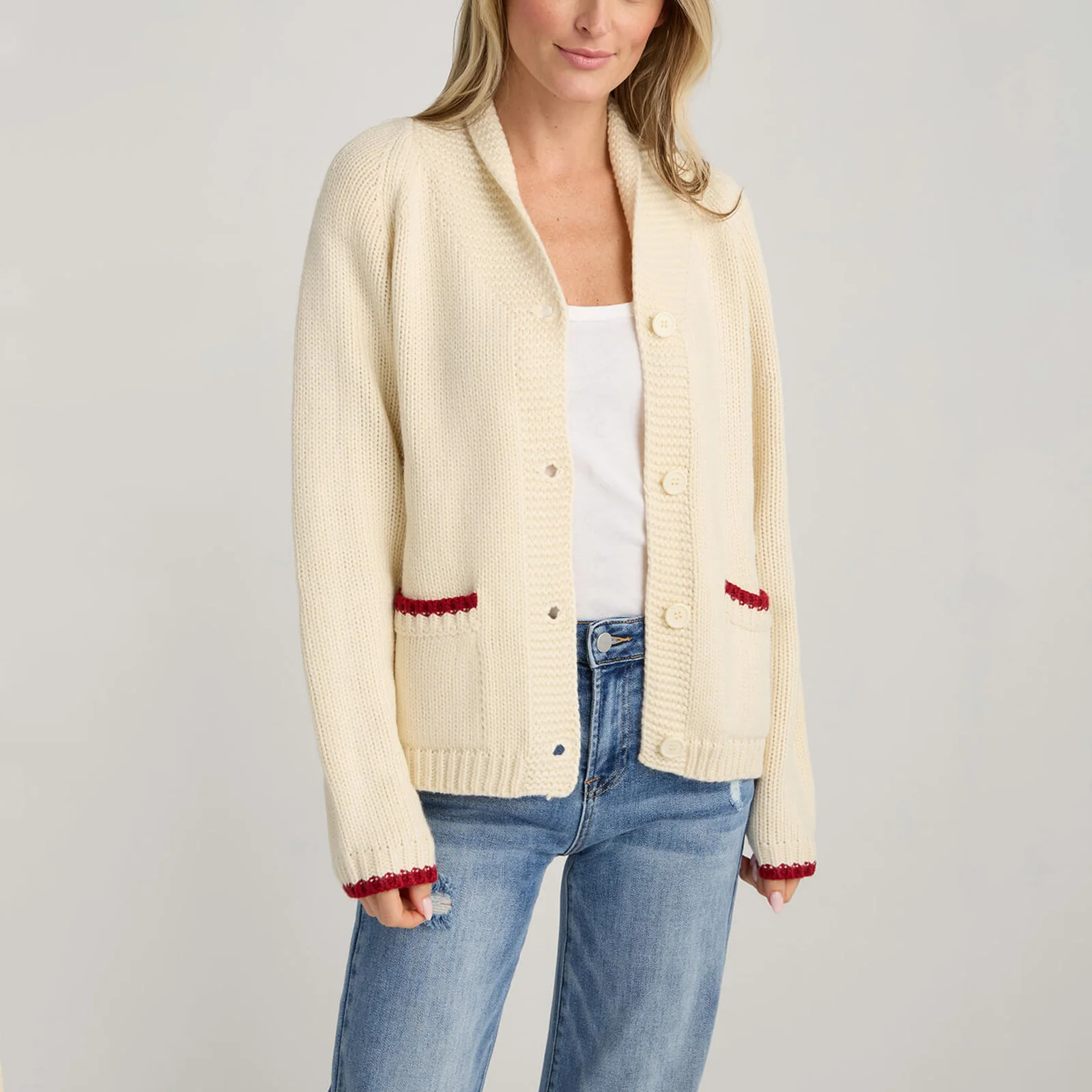 Spring Autumn Women Knit Cardigan Lobster Print Sweater Coat Long Sleeve V Neck Button Down Top Knitwear Female Outerwear Jacket