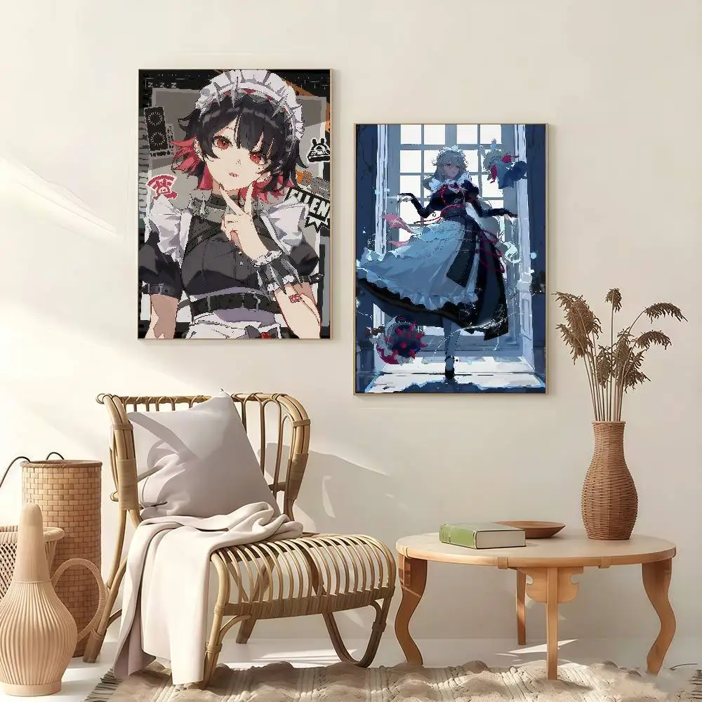 Game ZZZ E-Ellen Joe Poster Canvas Painting Print Wall Art Picture for Living Room Home Decor