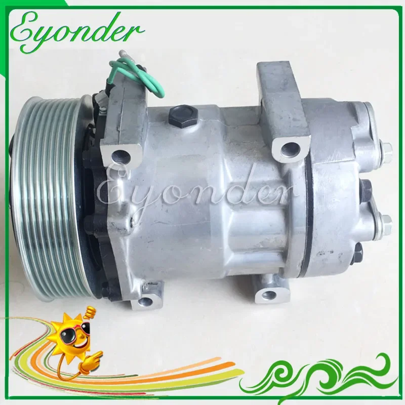 

SD7H15 AC A/C Aircon Compressor Cooling Pump 7H15 PV8 for VOLVO FM FH12 FM9 260 340 380 420 460 500 8191892 20538307 85000315