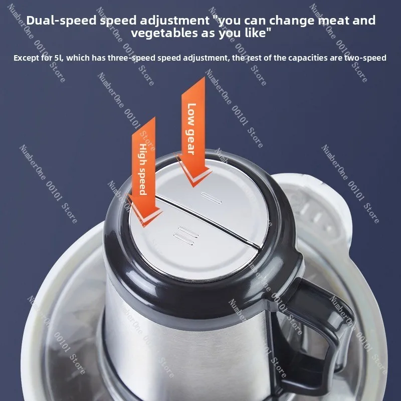 Large capacity electric meat grinder: household multi-function cooking machine