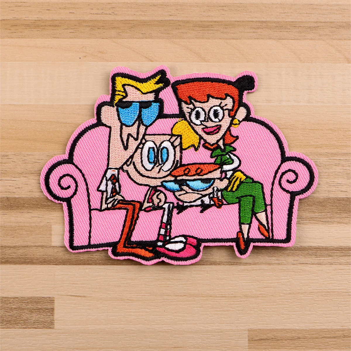 Science Comedy Animation Embroidered Patch for Clothing Jackets Thermoadhesive Patch DIY Iron on Patch Applique Sticker