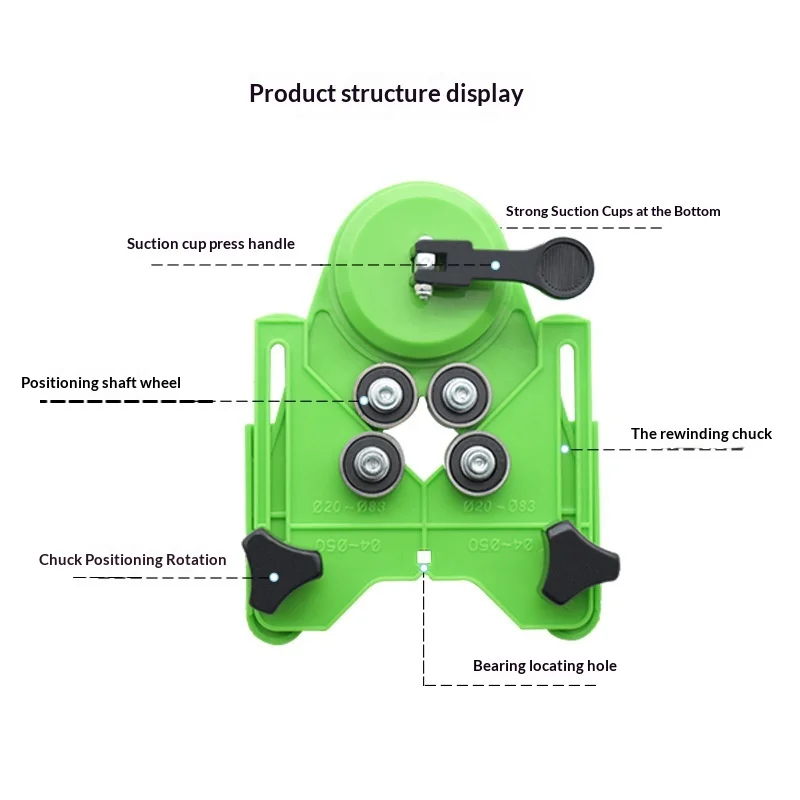 hit productGlass Tile Locator Punch Drill Holder with Marble Chamferer Made in China