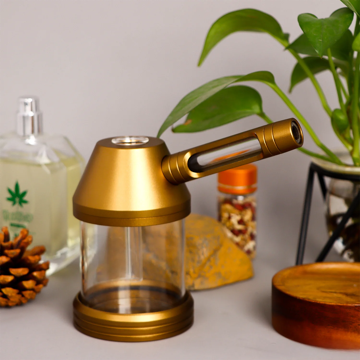 

Новая стеклянная курительная трубка для воды, алюминиевый сплав, трубки для сухих трав, трубки для кальяна, трубки для кальяна, аксессуары для курения, подарочный набор