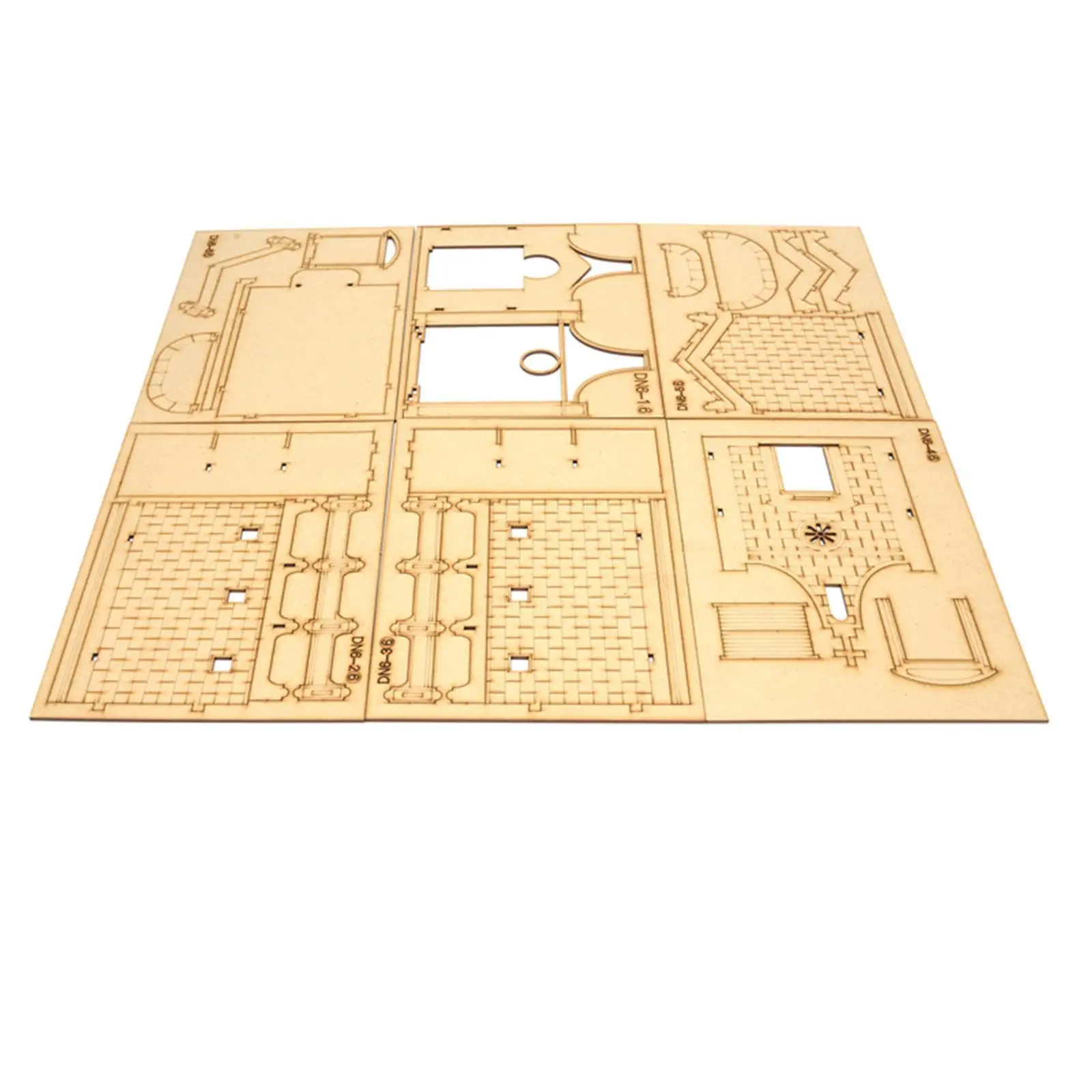 

DIY 1 72 European Church Model Kit Wooden Miniature House Unassembled Architecture Hobby Toy for Tabletop Scenes