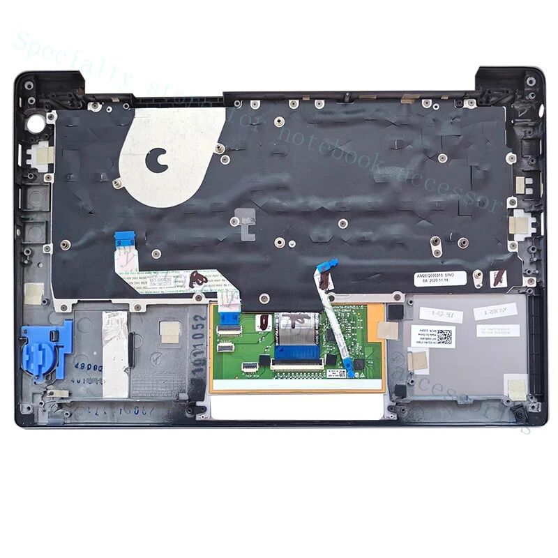 A+  0J0JR4 Silver Palmrest UK with Keyboard for DELL Latitude 7300 E7300