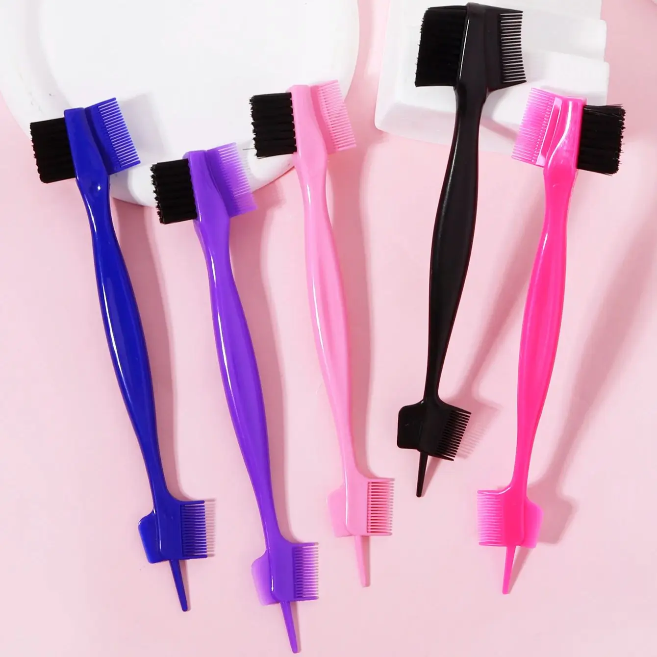 

Edge control comb and hair clipper specialized tool for real wig back and side styling, available in multiple colors