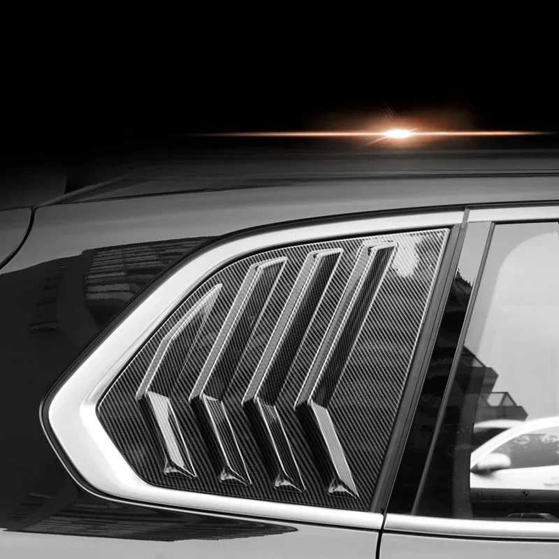 Für BMW X5 G05 2019-2023 ABS Carbonfaser Auto Heckfenster Seitenfenster Dreieckfenster Abdeckung Zierleiste Außenzubehör