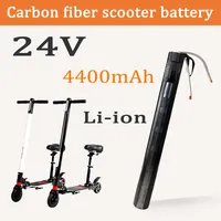 24V 4.4AH 100% original Lithium Battery Pack Carbon Fiber Scooter Electric Scooter Battery Pack ,for Carbon Fiber Battery