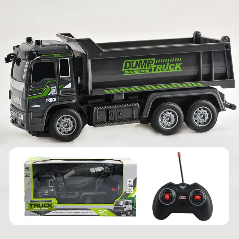 Remote Control Forklift Real Cool Motor Vehicle Engineering Car Toy RC Excavator Toys Stem DIY Car Assembly Toy Gift For Boys