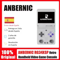 ANBERNIC RG34XXSP Flip Handheld Console 3.4'' IPS Screen Linux 64-bit 64G 5000+ Games Supports 5G WIFI HD-MI TV Output Streaming