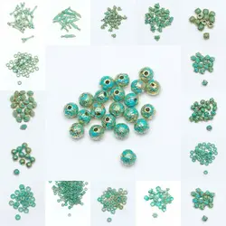 20/50/100/150Pcs Tibetan Beads Charms For Jewelry Necklace Bracelet DIY Spacer Bead Caps Flower Round Shape