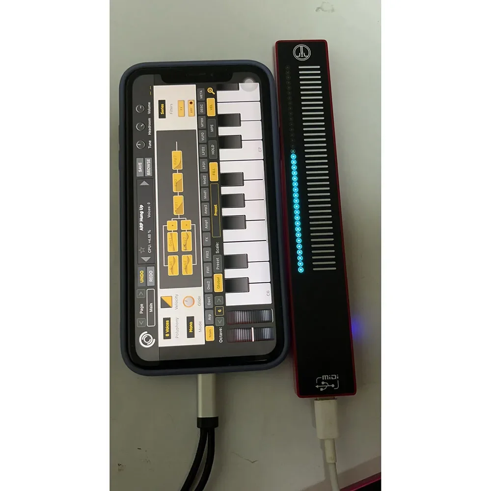 Nvarcher USB MIDI Sliding Touch Music Controller VMETER System Volume