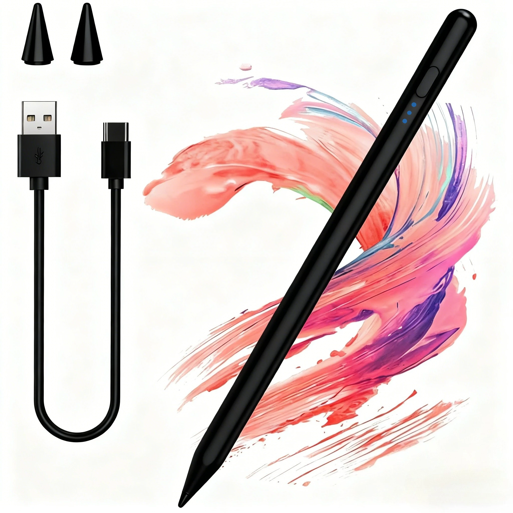 

High Precision Stylus Pen for Apple Pencil - Fits iPad Pro 13/11 M4, iPad 10th 10.9, Air , Mini 6/7 - Universal Tablet Touch Pen