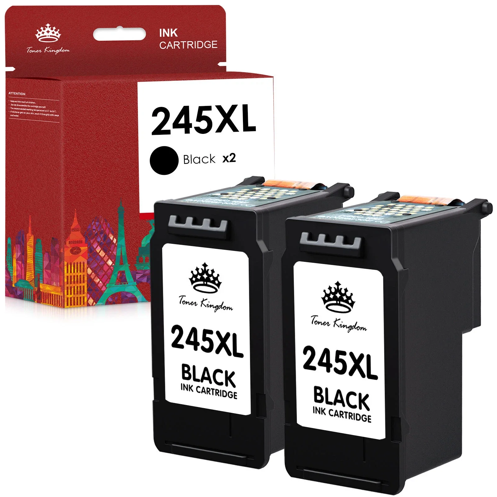 

Черный картридж PG-245XL MG2920 MG2922 MG2924 в упаковке