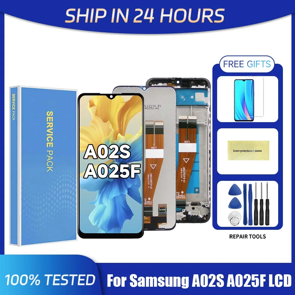 A02S For Samsung 6.5''For A025 A025F A025G A025M A025V A025A LCD Display Touch Screen Digitizer Assembly Replacement