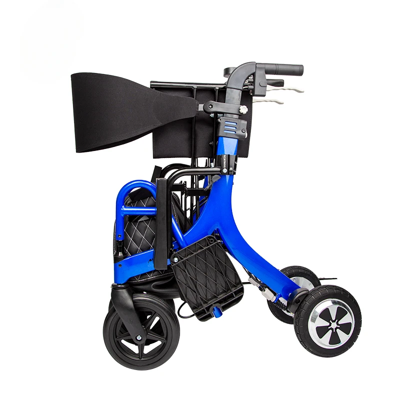 multifunctional mobility electric walker rollator for the elderly