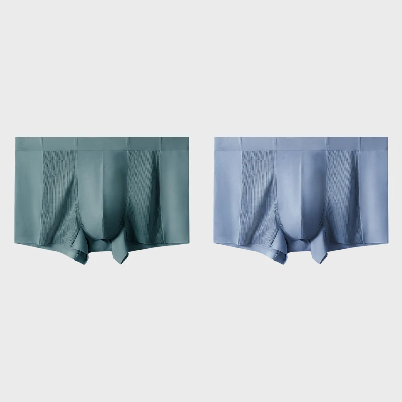 

5PCS Men's seamless, comfortable and antibacterial boxer underpants. They are breathable for sports, with a cool feeling