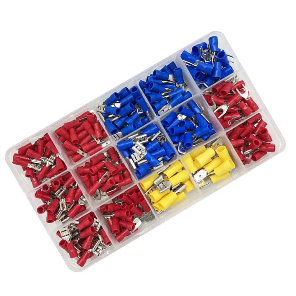 

280pcs Insulated Terminals Wire Connectors Cold Pressed Terminal Electrical Connector Set For Household Appliances Automotive