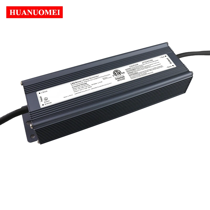 DC 12V 24V 120W Triac Dimmable LED Driver AC 220V 110V Power Supply Lighting Transformer AC90-130V AC180-250V Waterproof IP66