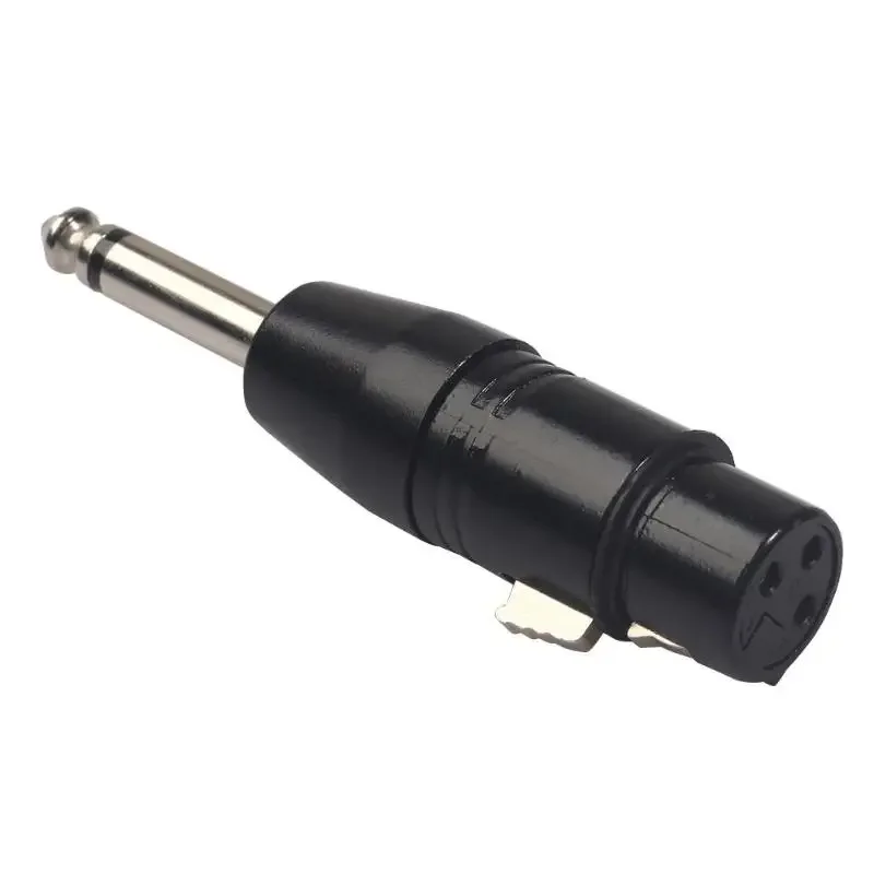 6.35mm Mono Male to XLR 3 Pin Female/Male Audio Plug Converter Adapter Connector for Headphone Microphone Power Amplifier Guitar