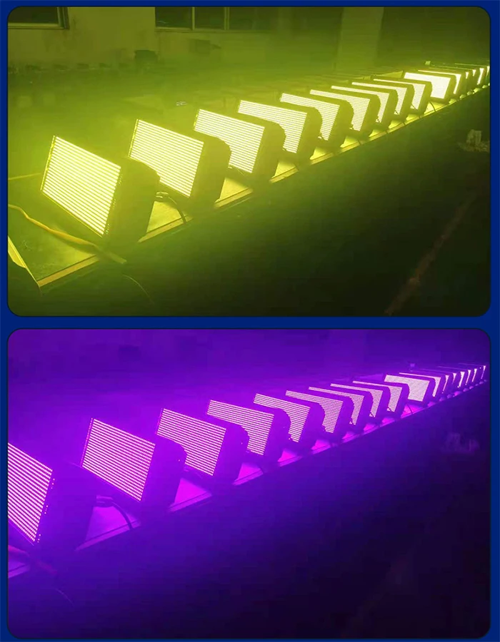 960 stücke 8-Segment RGB Strobe Licht Festzelt Hintergrund Waschen Licht LED Disco Voll Farbe Flash Party Hochzeit konzert Bühne Wirkung – Detail 4