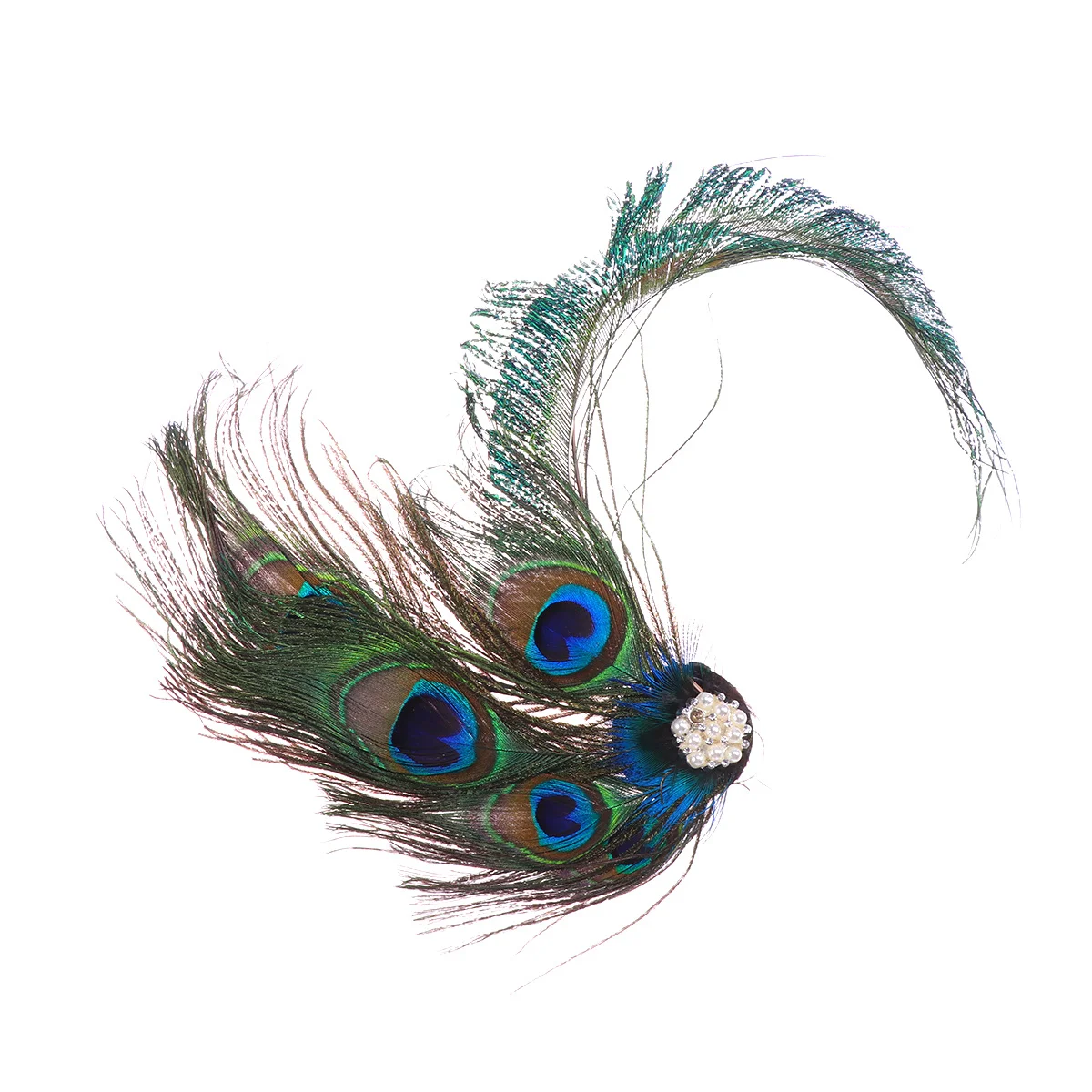 

Hair Clip Durable Lightweight Stage Performance Barrette Exotic Headdress Party Accessories Bright Color Fashion