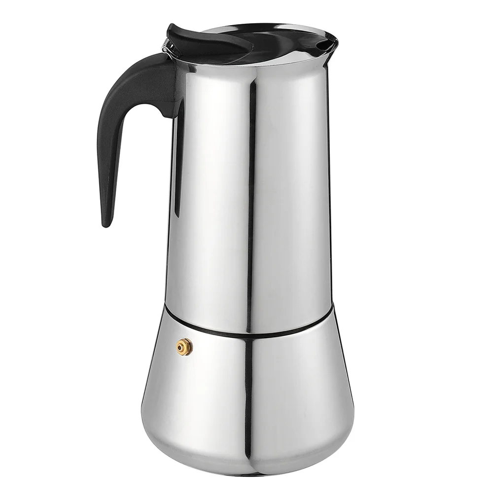 

1pc 300Ml Stainless Steel Coffee Pot Maker Espresso Coffee Kettle Portable Kitchen Supply For Home Office
