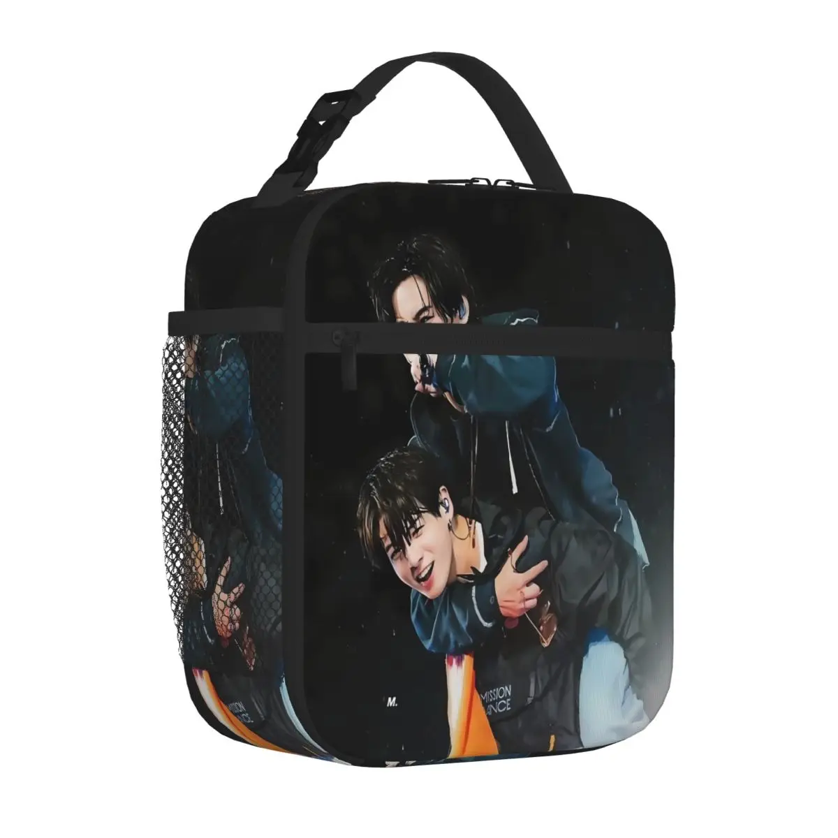 Bestselling Taekook Concert Minimal Decoration Cooler Lunch Bag Business Trip Travel Lunch Bag