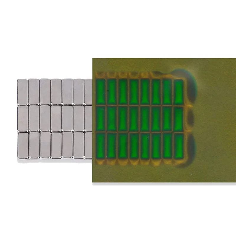 

AC88-2X Пленка для наблюдения за магнитным полем 4X6 дюймов, многоразовая пленка для наблюдения за магнитным полем, лист для отображения магнитного потока