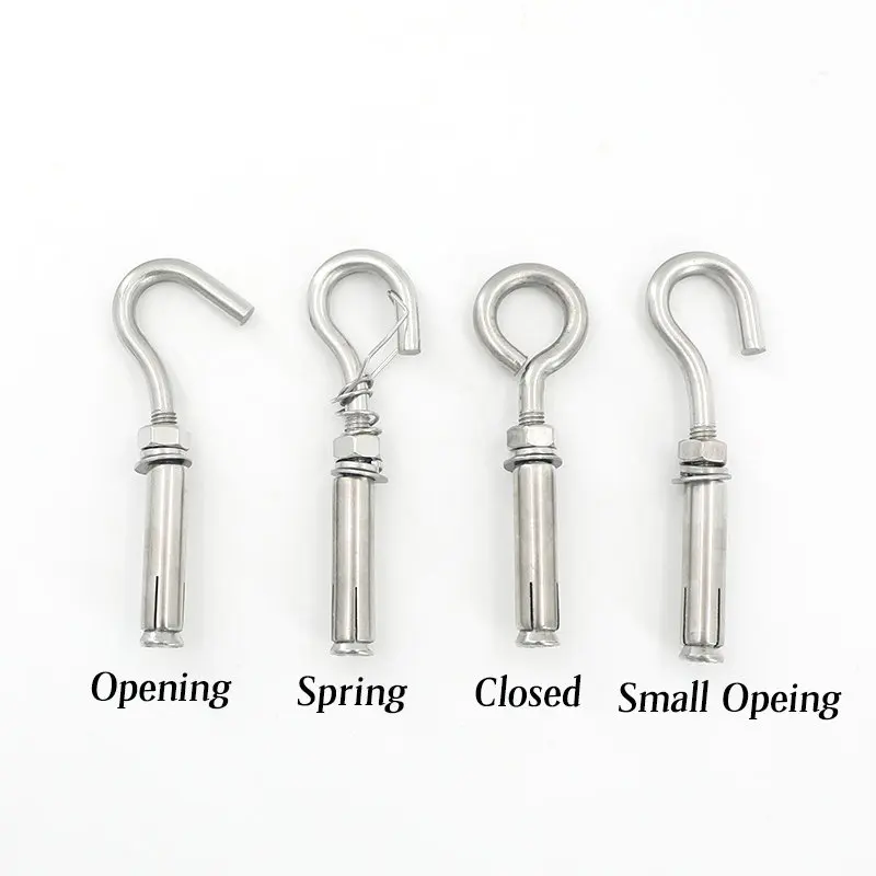 4 шт., крепежные Крючки из нержавеющей стали для бетона, М6, М8, М10, М12, 304 4 шт., крепежные Крючки из нержавеющей стали для бетона, М6, М8, М10, М12, 304