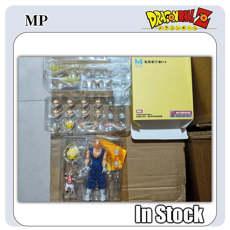 In Stock M-unit Studio Dragon Ball Super Vegito Saiyan God Ghost Face Nightcrawler Animation Action Figure Model Toy Gift
