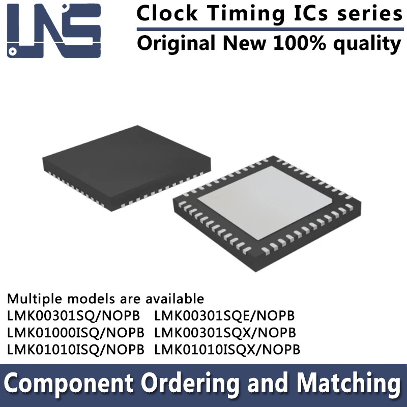 1PCS LMK00301SQ/NOPB LMK00301SQE/NOPB LMK00301SQX/NOPB LMK01000ISQ/NOPB LMK01010ISQ/NOPB WQFN-48 Clock Timing ICs