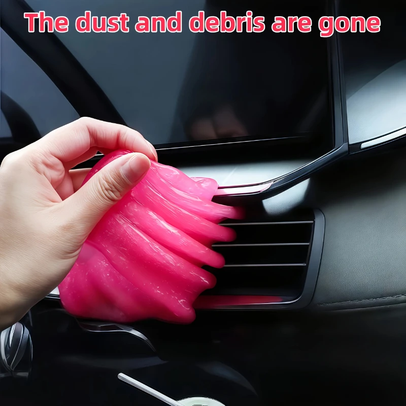 Car Cleaning Gel Universal Dust Cleaner Slime for Car Vents Keyboard Crevices Deep Cleaning Gel Auto Interior Cleaning