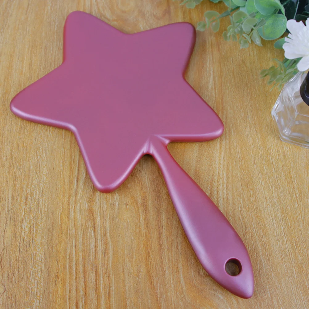 1Pcs Makeup Mirror Handhold Portable Compact Mini Mirror for Makeup Lens Wearing Facial Care Outdoor Indoor Use