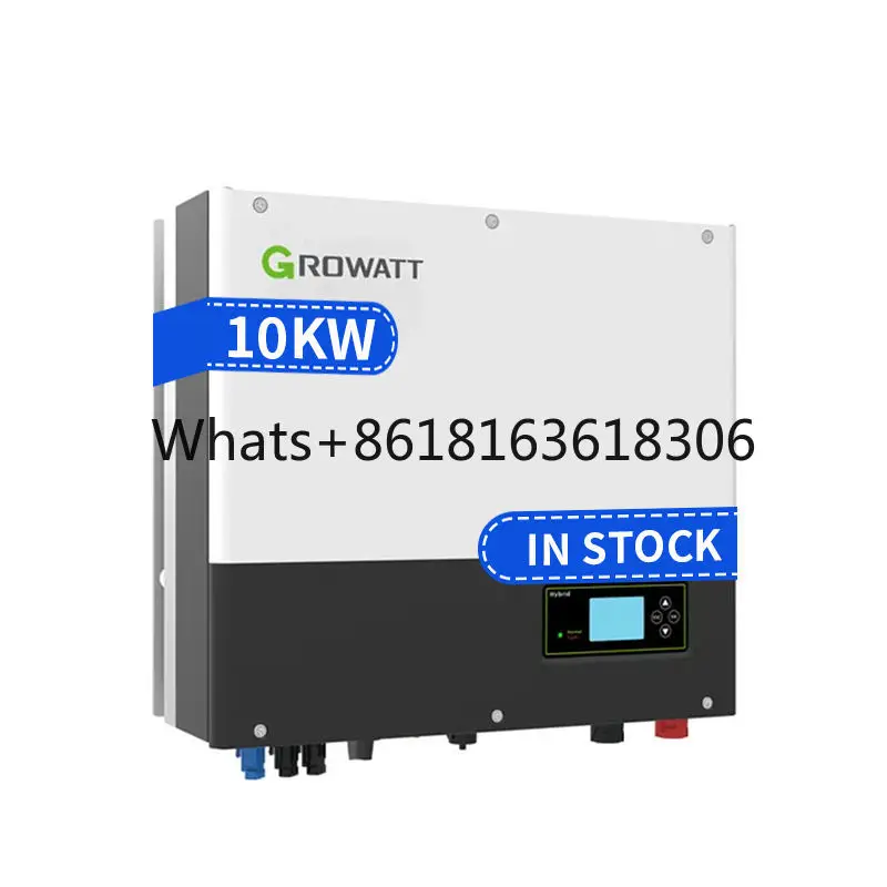 Growatt 10KW อินเวอร์เตอร์พลังงานแสงอาทิตย์ไฮบริด BH-UP 10000TL3สามเฟสแรงสูงพร้อม WIFI