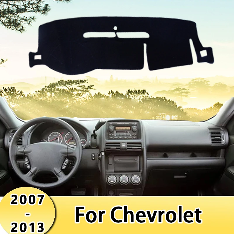 

Car Dashboard Cover Sun Shade Mats Avoid Light Pads Instrument Panel Protective Carpets For Chevrolet 2007-2013 2008 2009 2010